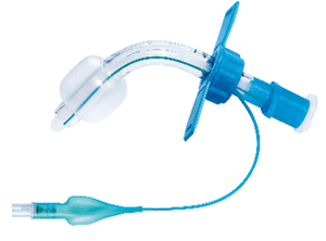 Traeheostomy tube with adjustable flange