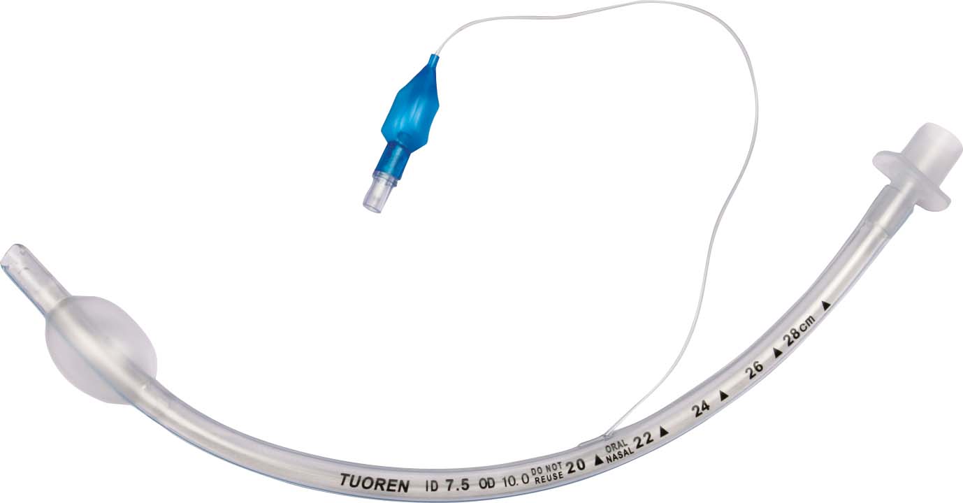 Endotracheal tube with cuff