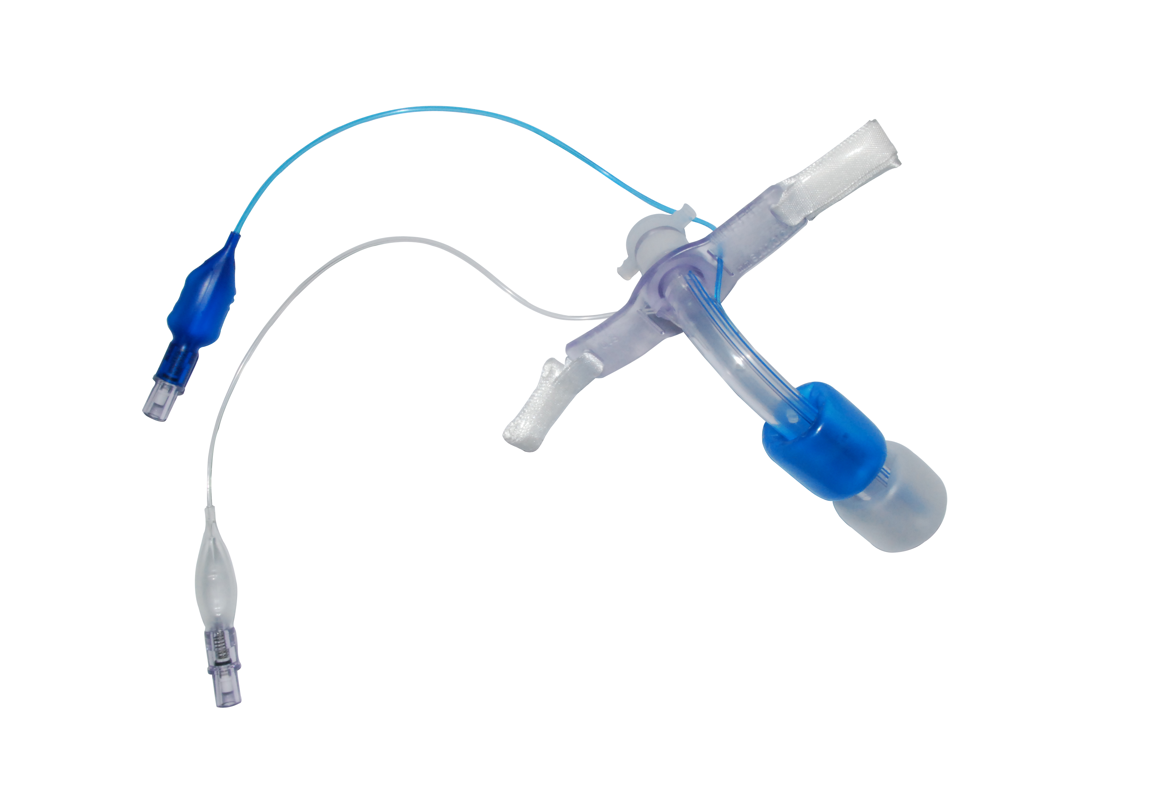 Trachestomy tube with 2cuffs