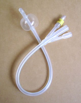 Silicone foley catheter